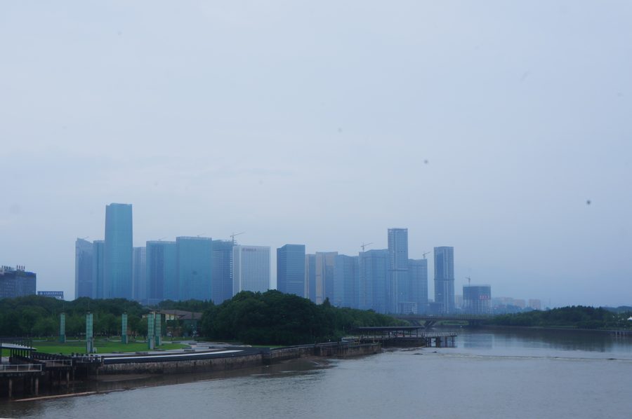 Übersicht der Yiwu International Trade City in Yiwu, China