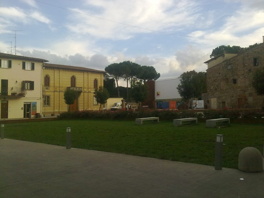 Piazza Garibaldi in the historic centre of Lastra a Signa