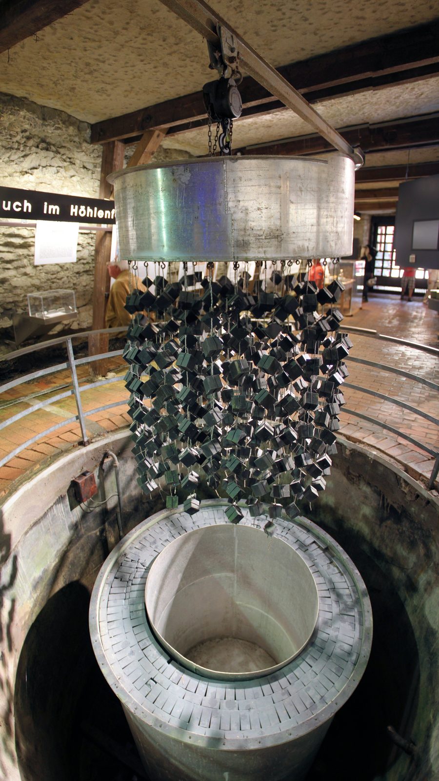 Rekonstruierter Forschungsreaktor im Atomkeller-Museum Haigerloch