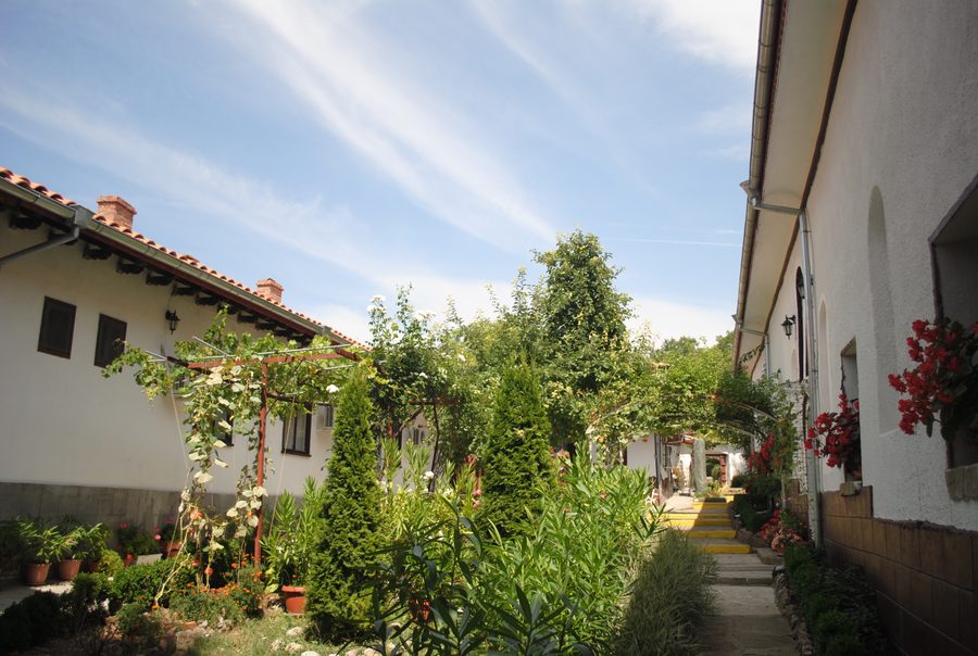 Historisches Dorfensemble mit traditionellen Häusern in Arbanasi