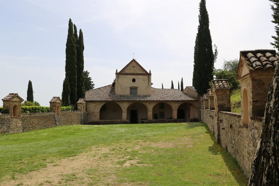 Ehemaliges Franziskanerkloster von La Scarzuola nahe Montegiove