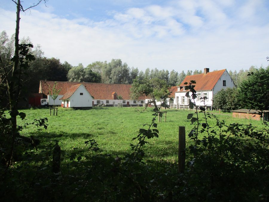 Groot Hof van Sint-Jan in Sijsele, einem Ortsteil von Damme in Westflandern