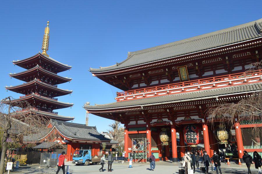 Sensō-ji-Tempel in Asakusa, Taitō, Tokio