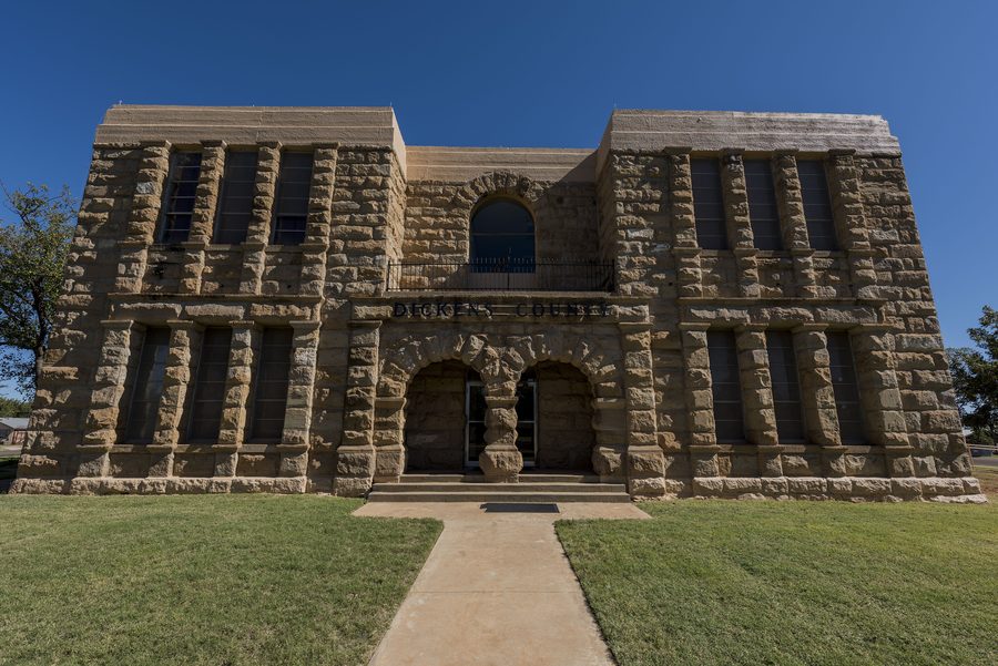 Dickens County Courthouse in Dickens, Texas