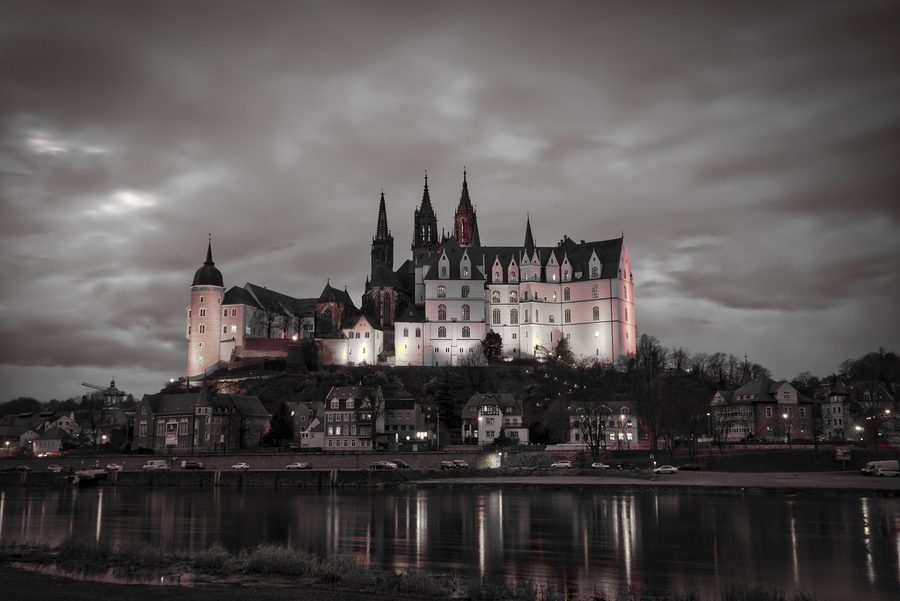 Albrechtsburg im Zentrum von Meißen