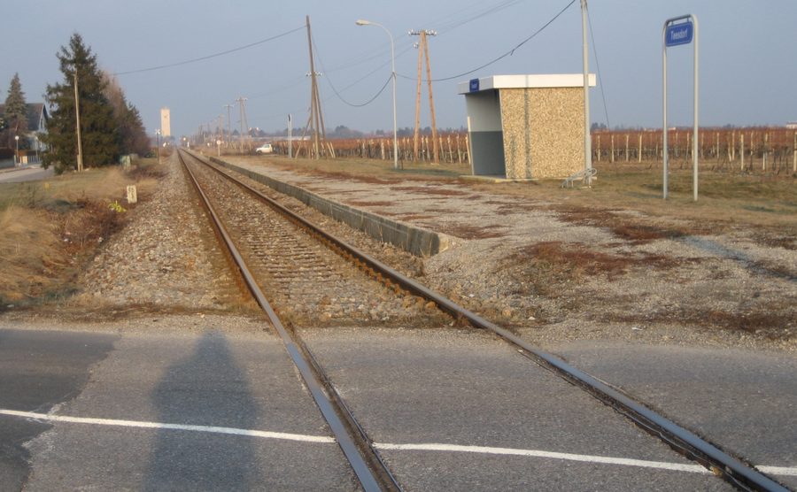 Der Bahnhof Teesdorf in Niederösterreich.