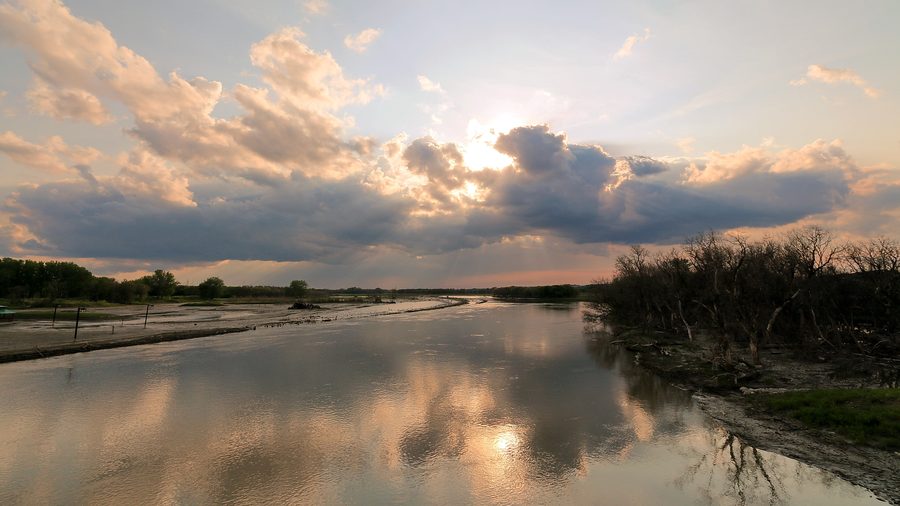 Assiniboine River in Brandon, Manitoba