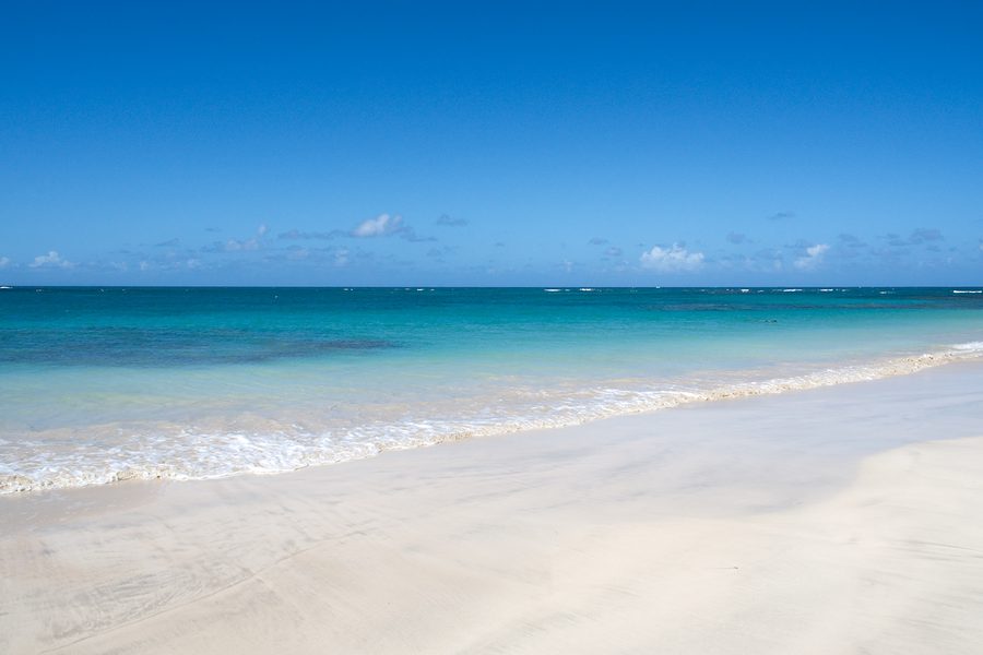 Karibischer Strand in der Dominikanischen Republik