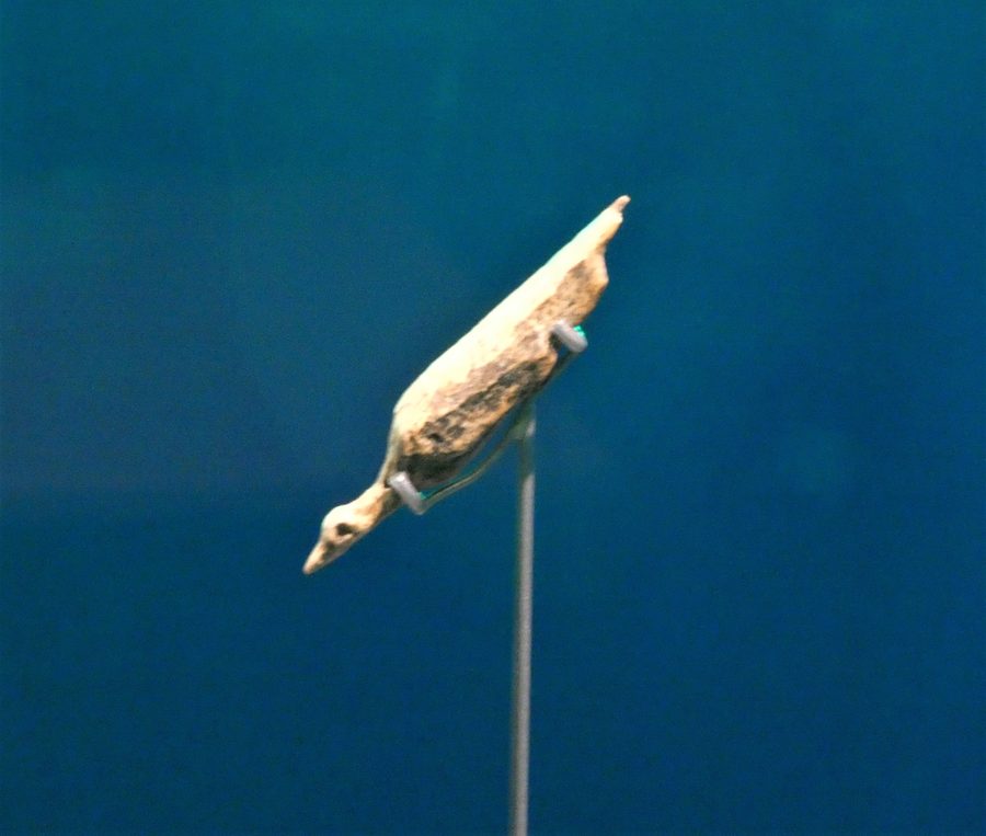 Wasservogel aus Mammutelfenbein aus dem Hohle Fels bei Schelklingen