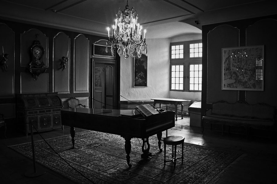 Schloss von Gruyères im Kanton Freiburg