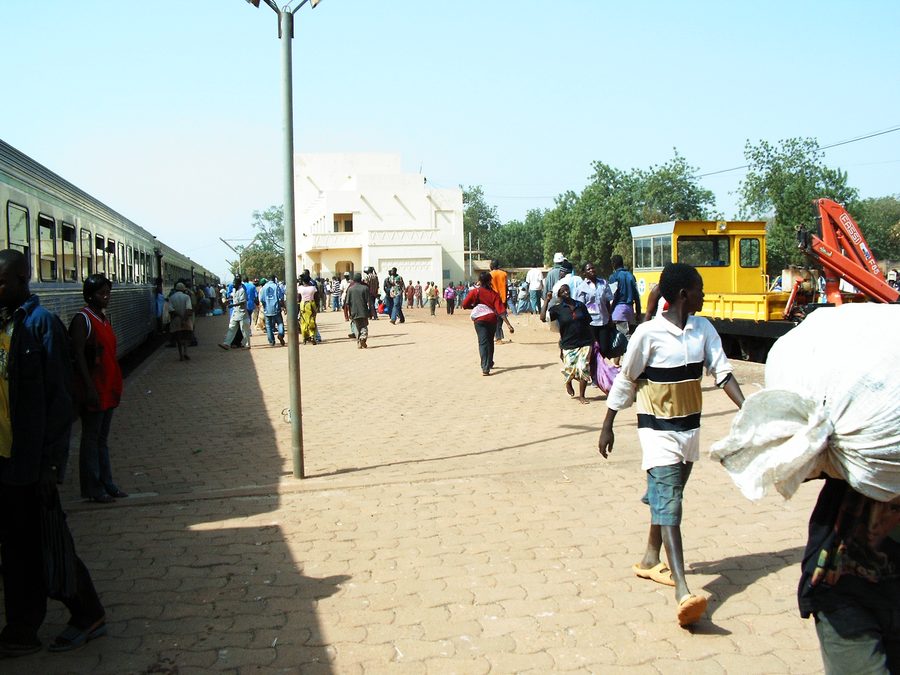 Koudougou railway station.