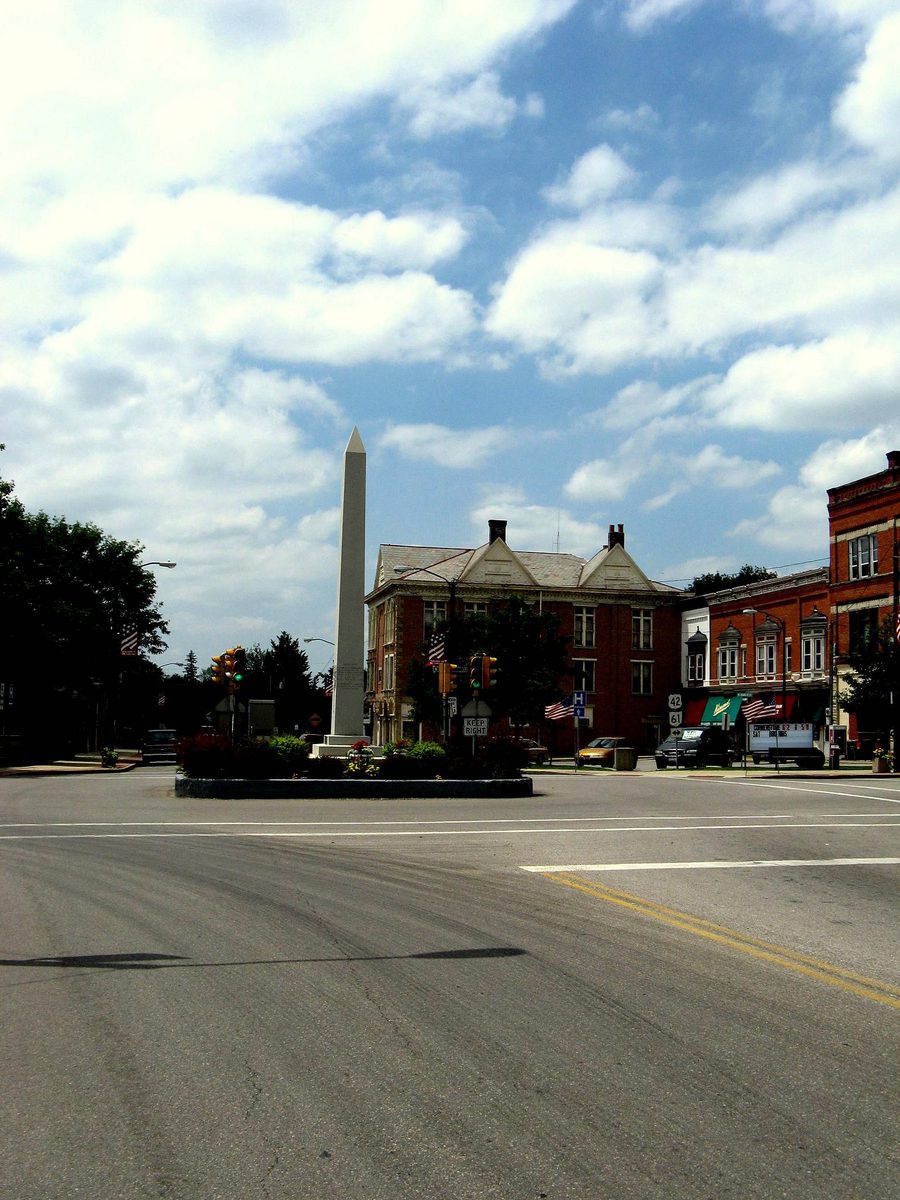 Historischer Victory Shaft in Mount Gilead, Ohio
