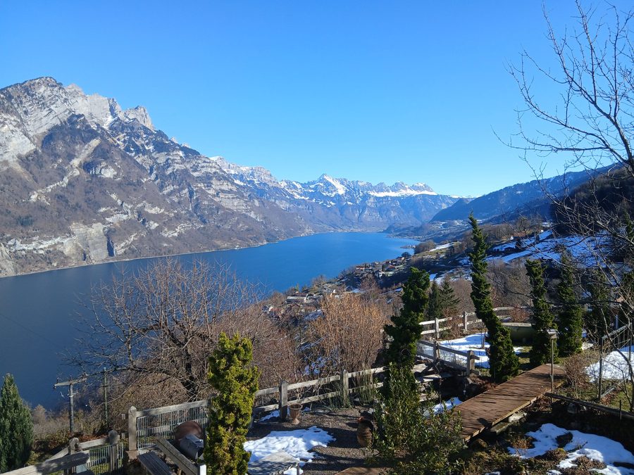 Obstalden oberhalb des Walensees