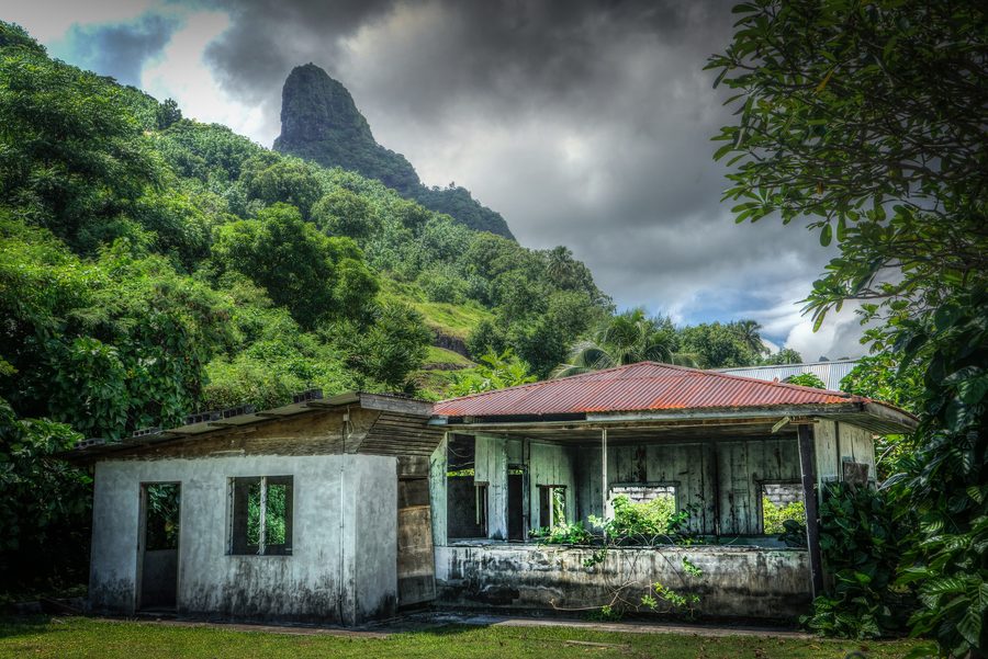Landschaft von Bora Bora in Französisch-Polynesien