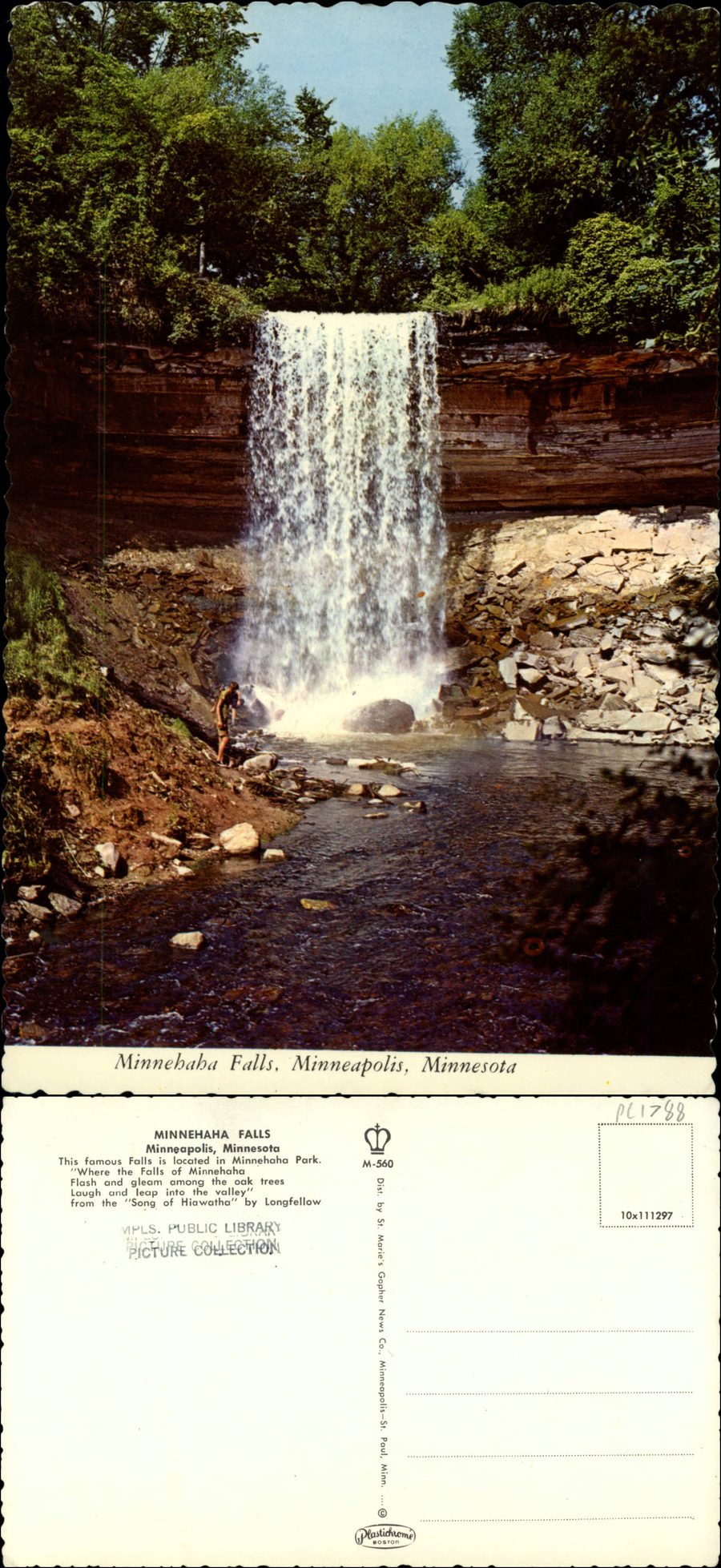 Minnehaha Falls in Minneapolis, Minnesota