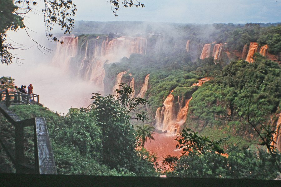 Iguaçu-Wasserfälle auf der brasilianischen Seite