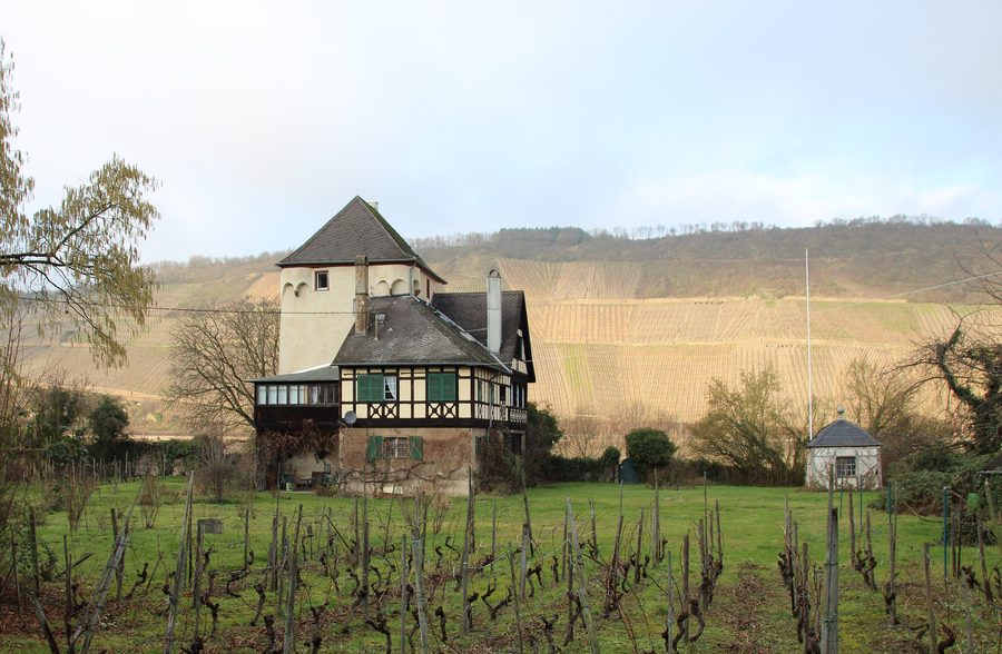 Alte Burg, eine ehemalige Wasserburg, in Osterspai
