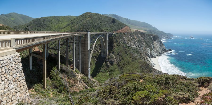 Bixby Creek Bridge an der kalifornischen Küste