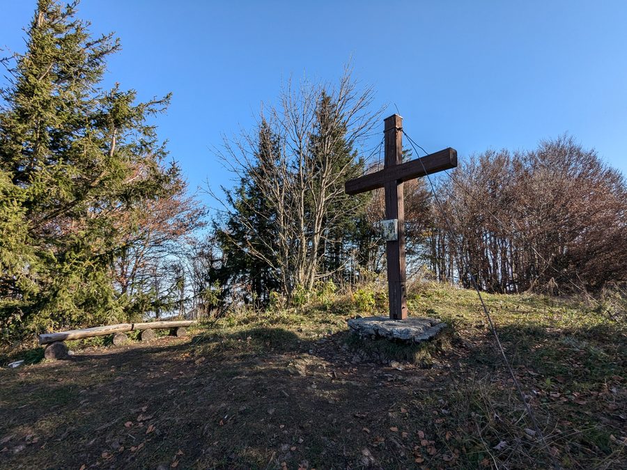 Gipfel des Hochbuchbergs bei Steinbach an der Steyr und Ternberg in Oberösterreich