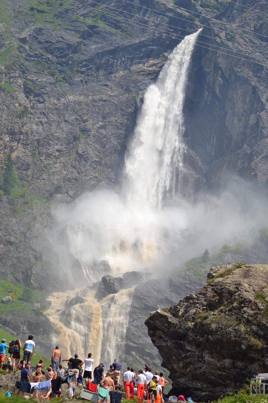 Die Cascate del Serio im Regionalpark der Bergamasker Orobie