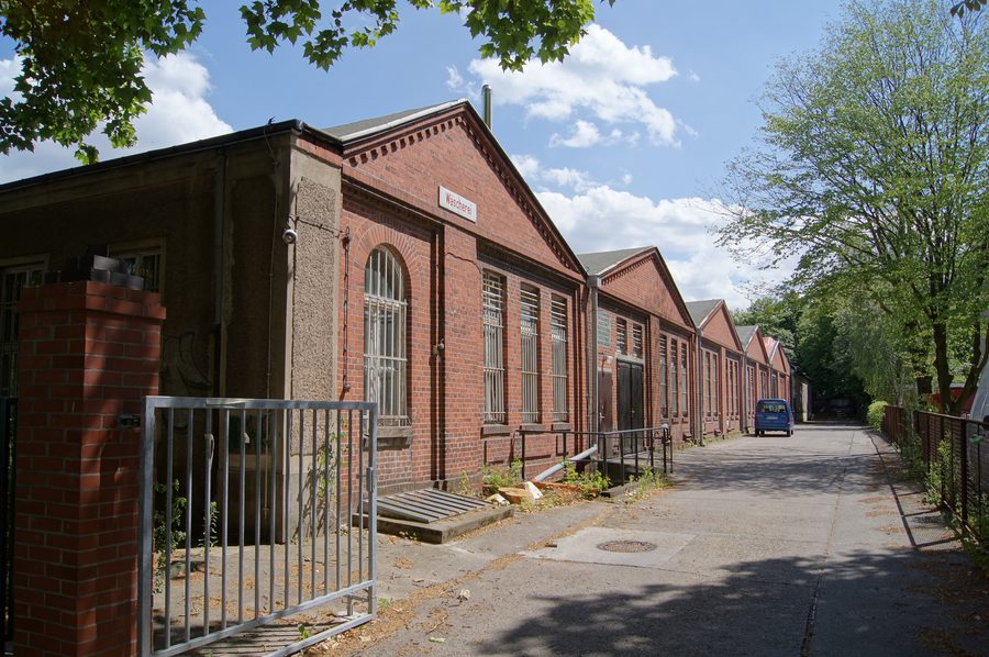 Historisches Filmatelier in der Liebermannstraße in Berlin-Weißensee