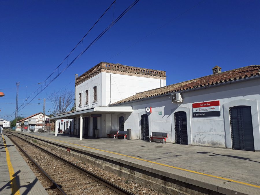 Estación de Los Rosales en Tocina, provincia de Sevilla