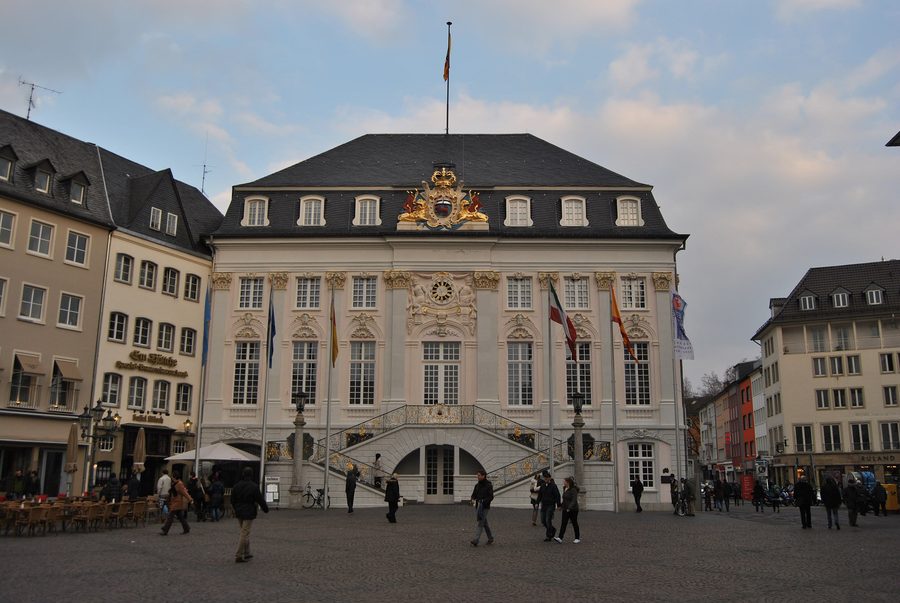 Bonn Old City Hall at the market square