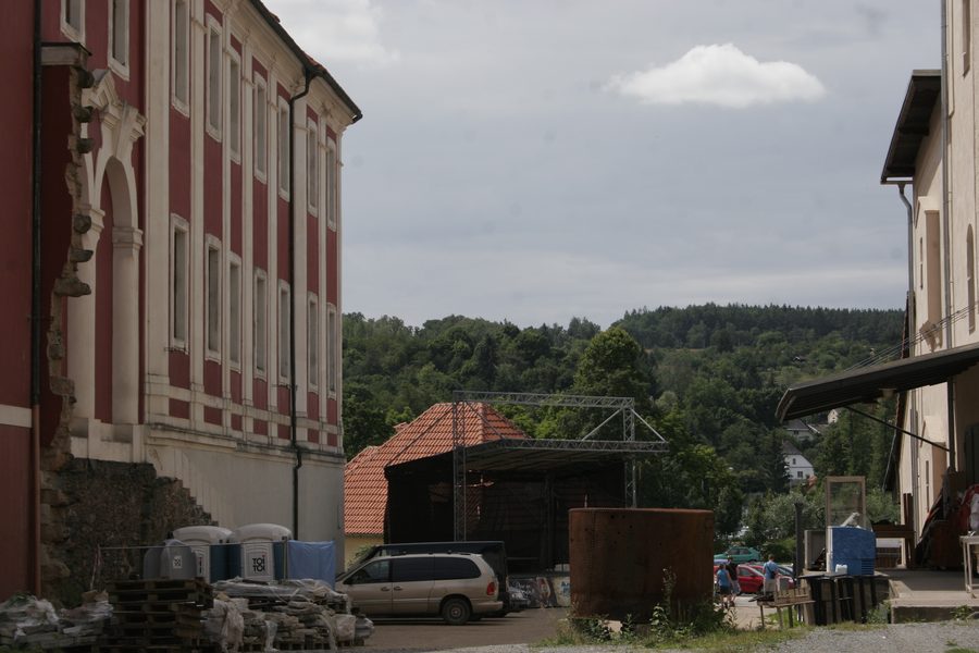 Kirche und Klosteranlage von Plasy im Bezirk Plzeň-Sever