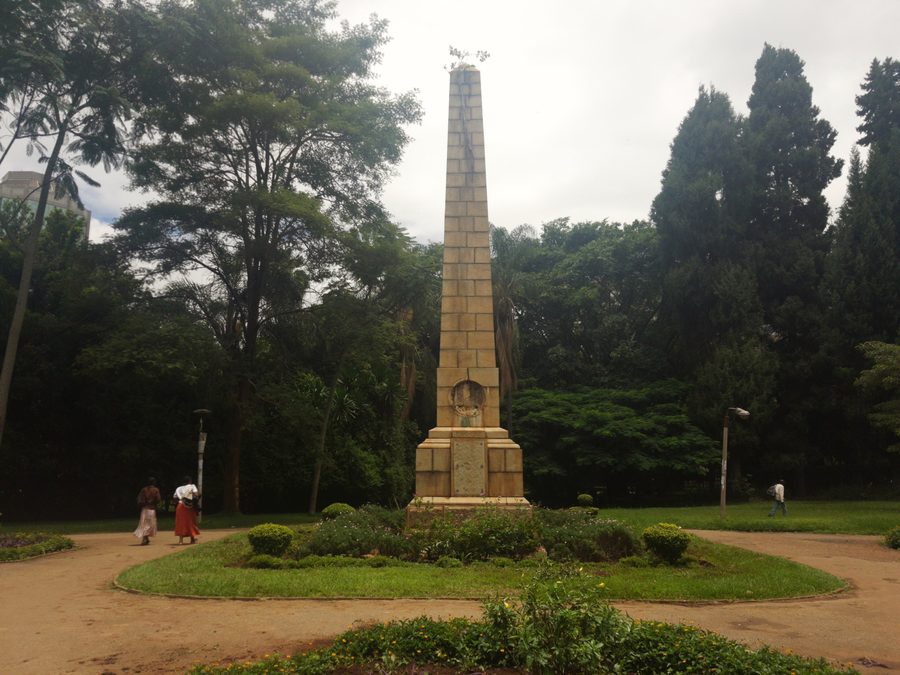Denkmal zum Ersten Weltkrieg in den Harare Gardens