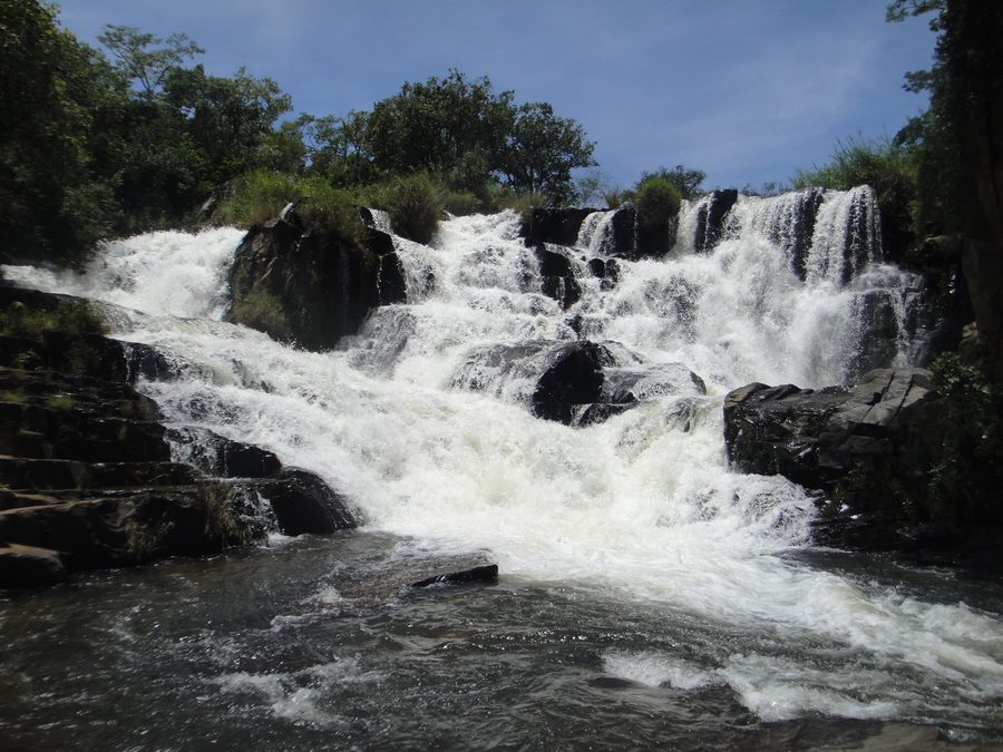 Wasserfall im östlichen Hochland Simbabwes