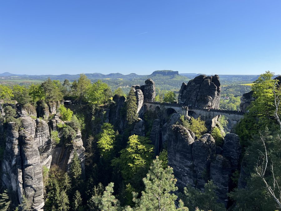 Felsenlandschaft in der Sächsischen Schweiz