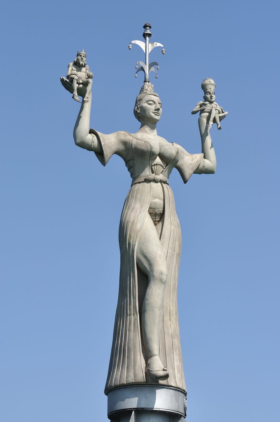 Imperia statue in the harbour of Constance, Baden-Württemberg, Germany