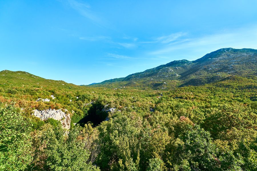 Valley of Veliki Kabal in front of Donji Dolac