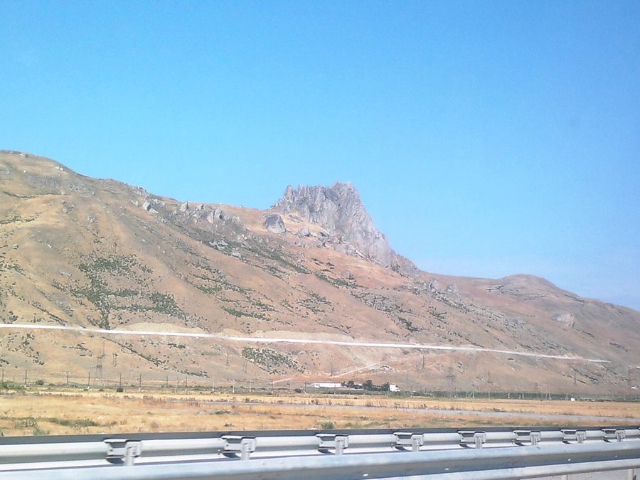 Beshbarmaq Mountain in Azerbaijan
