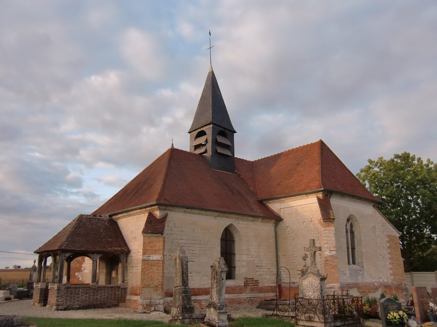 Church of Ruvigny in Aube, Champagne, France