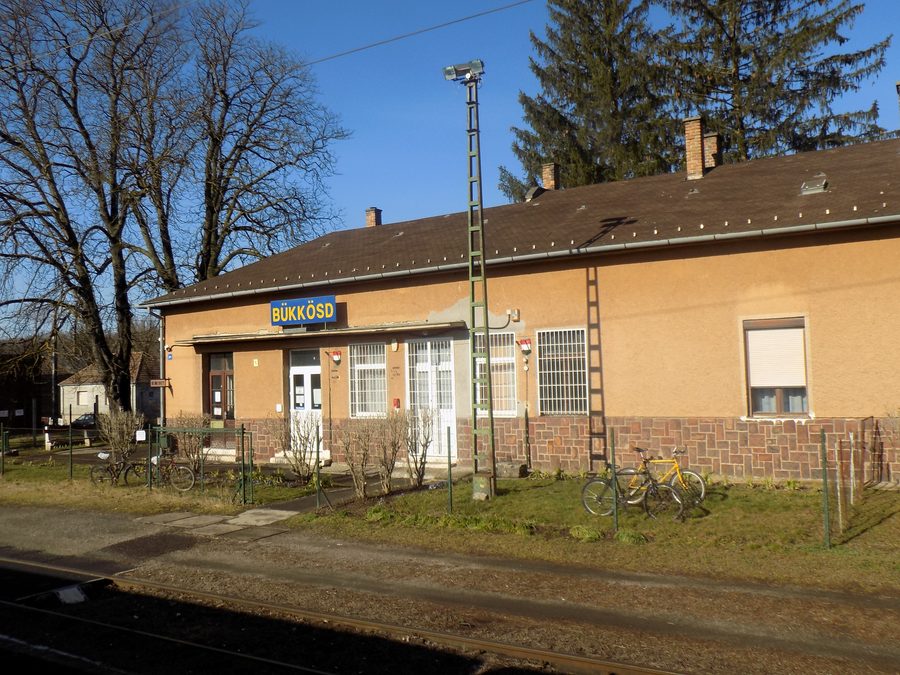 Bahnhof Bükkösd in Ungarn