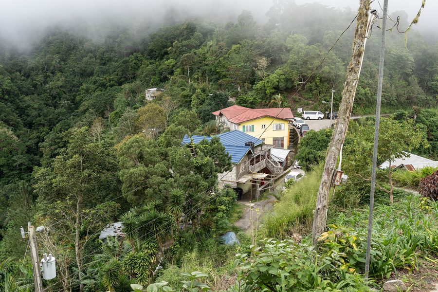 Landschaft in den Blue Mountains von Jamaika