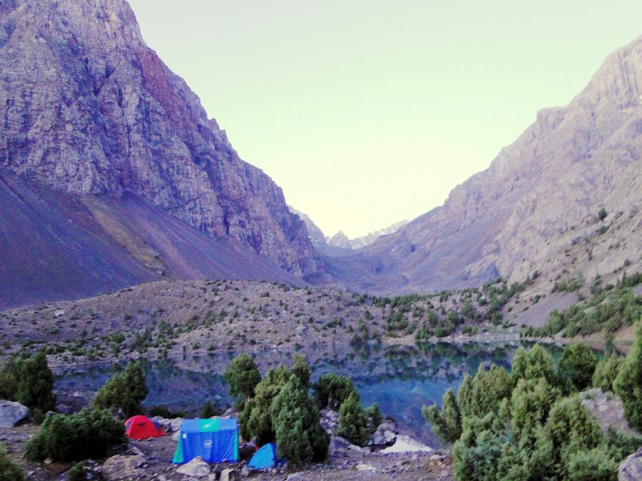 Fan-Gebirge in Tadschikistan mit Berglandschaft