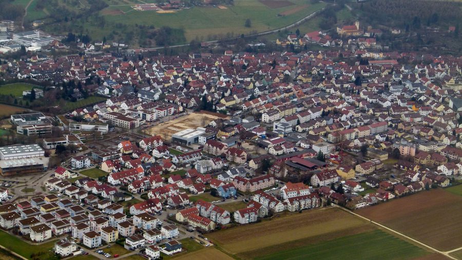 Luftbild von Denkendorf in Württemberg