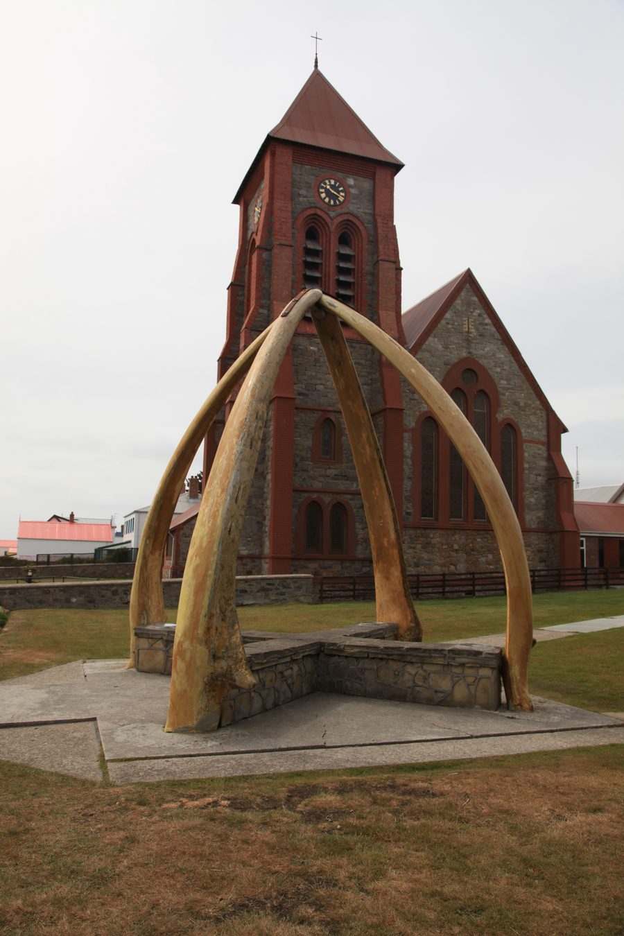 Ein markantes Stanley-Motiv auf den Falklandinseln