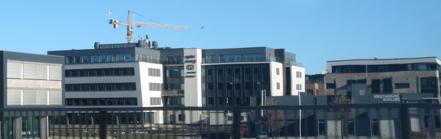 View of Kristiansand city in Norway