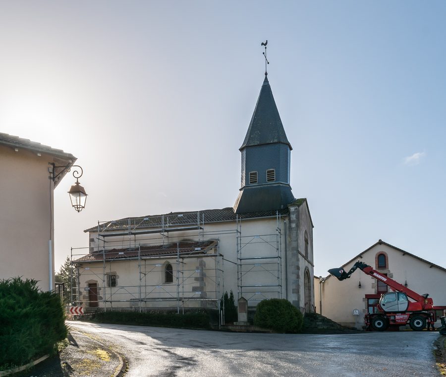 Kirche Saint-Pierre-aux-Liens in Lavignac, Haute-Vienne, Frankreich