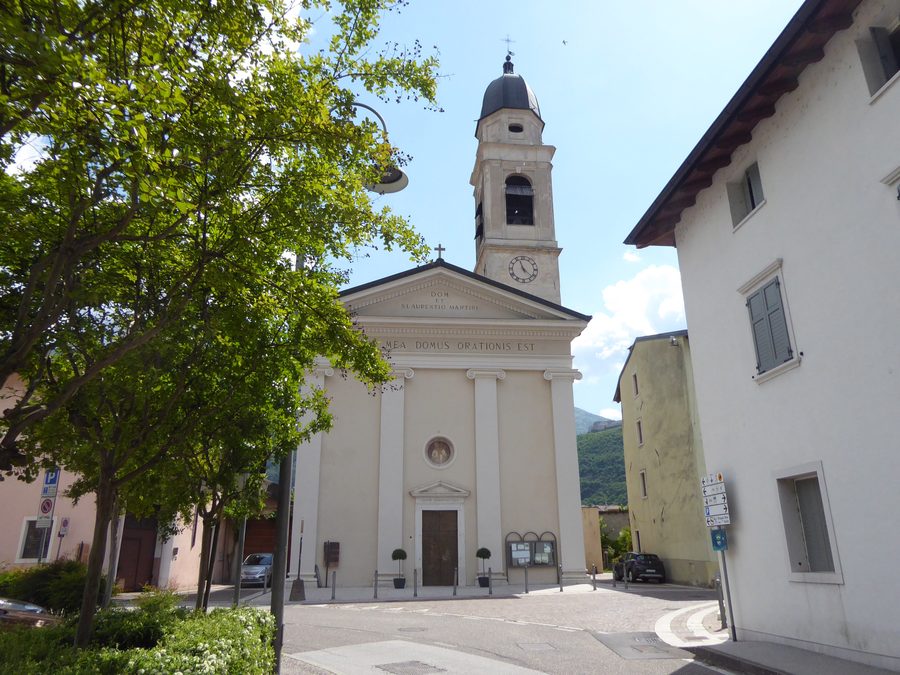 Saint Lawrence church in Calliano, Trentino