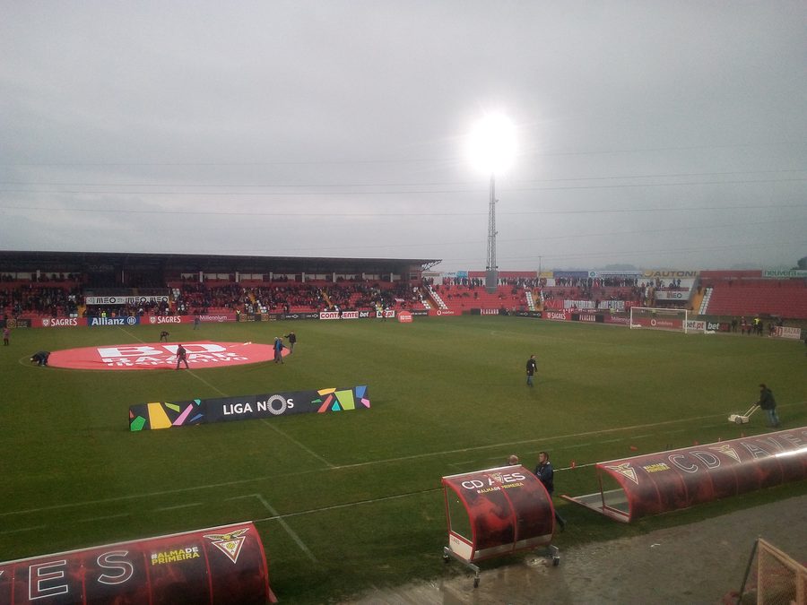 Außenansicht des Estádio do CD Aves in Vila das Aves