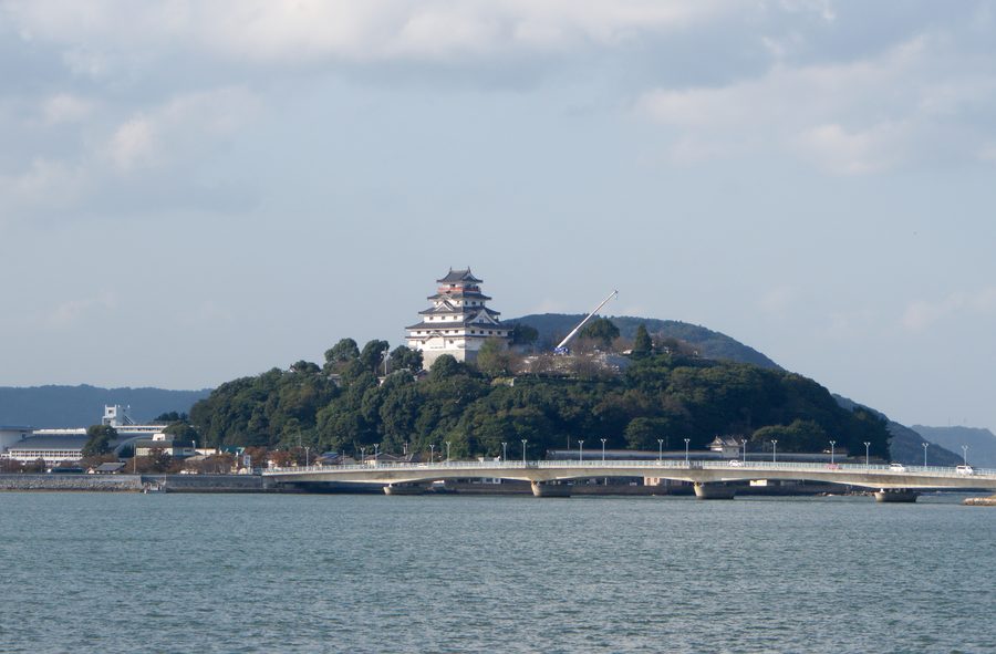Karatsu-Burg in Karatsu in der Präfektur Saga