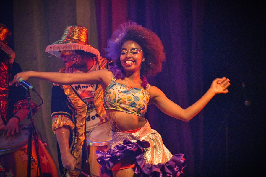 Tänzerin des uruguayischen Candombe