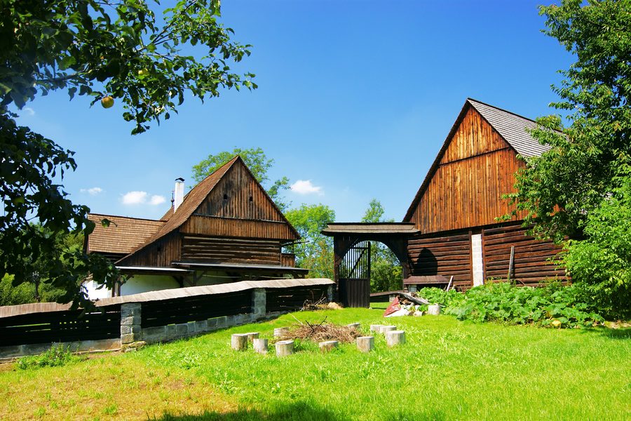 Historischer Dlaskův statek in Dolánky bei Turnov