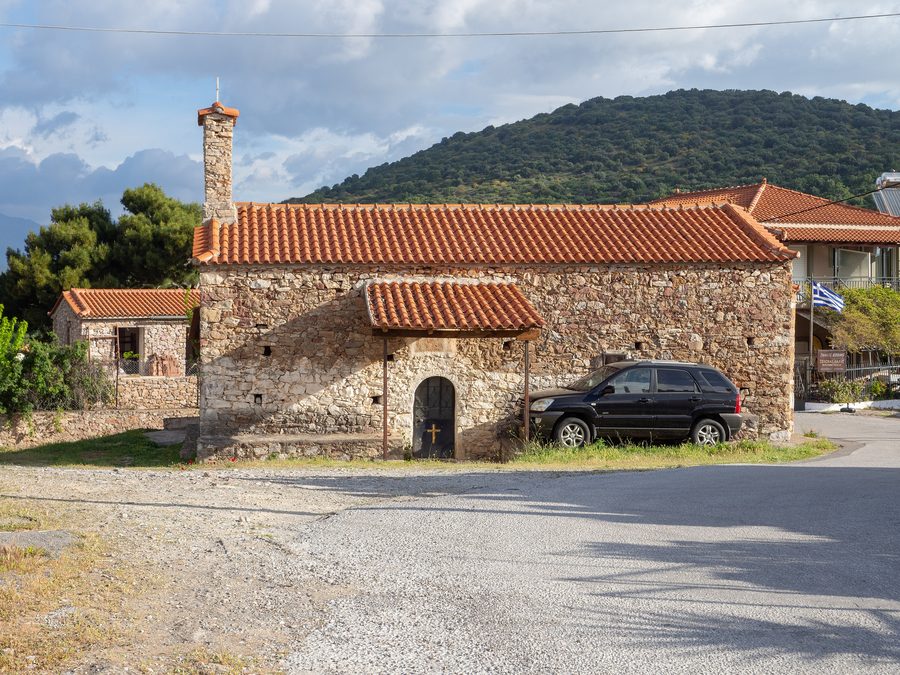 Kirche Agios Ioannis Chrysostomos in Skoutari in der Mani