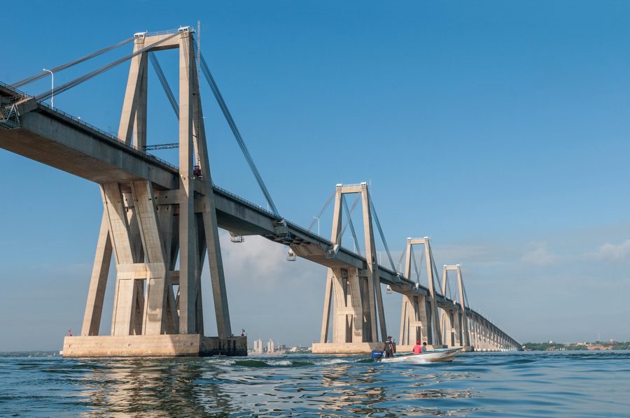 General-Rafael-Urdaneta-Brücke über den Maracaibo-See bei Cabimas