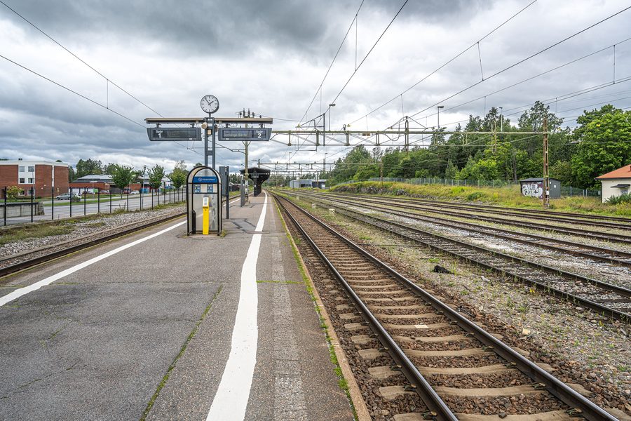 Frövi järnvägsstation i Västmanland